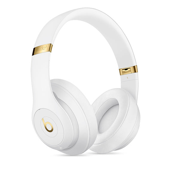 Beats Studio 3 Wireless Bluetooth Headphones (Over Ear) White Core