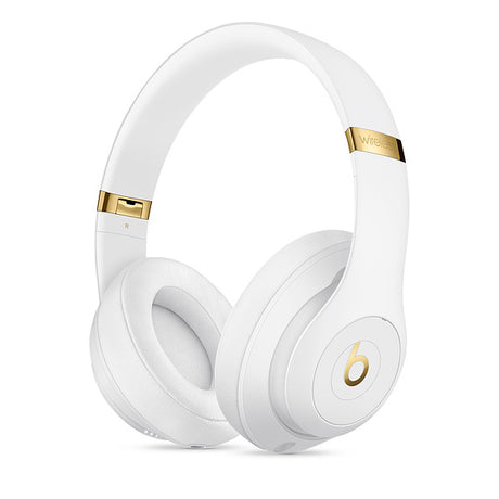 Beats Studio 3 Wireless Bluetooth Headphones (Over Ear) White Core