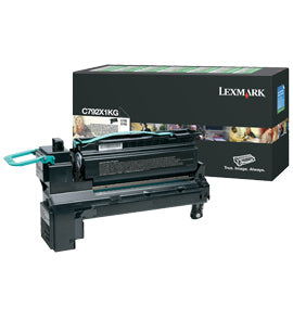 Lexmark C792X1KG cartucho de tóner 1 pieza(s) Original Negro, 20000 páginas
