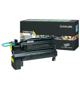 Lexmark C792X1YG cartucho de tóner 1 pieza(s) Original Amarillo, 20000 páginas
