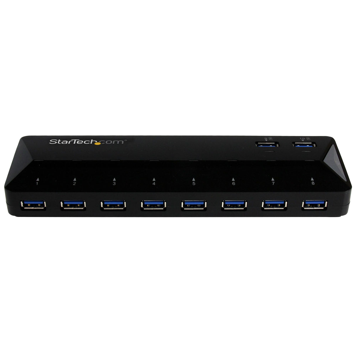 StarTech.com Concentrador USB 3.0 (5Gbps) de 10 Puertos - Ladrón con Puertos de Carga y Sincronización - Hub con 2 Puertos de 1,5A hubs de interfaz USB 3.2 Gen 1 (3.1 Gen 1) Type-B USB 3.2 Gen 1 (3.1 Gen 1) Type-A 10 10