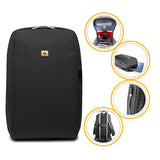 Skypeak PRIME-115BK mochila Mochila casual Negro, Ciudad, Compartimento del portátil