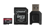 Kingston Technology Canvas React Plus Memoria Flash 64 GB MicroSD 285 MB/s 165 MB/s