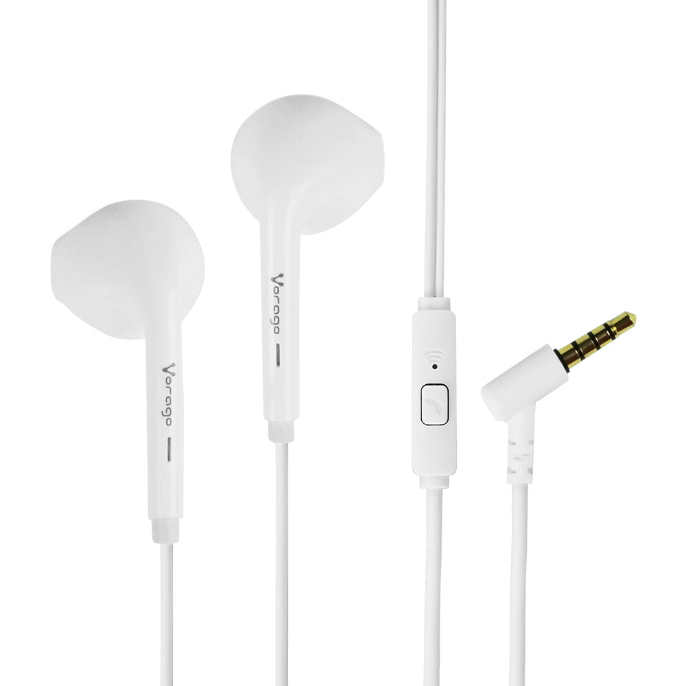 AUDIFONO VORAGO EP-201-V2  BLANCO CON MICROFONO