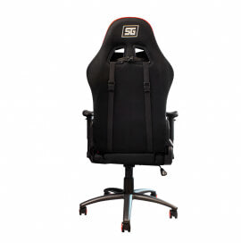 Vorago CGC-500/RD silla para videojuegos Silla gaming Asiento acolchado Negro, Rojo