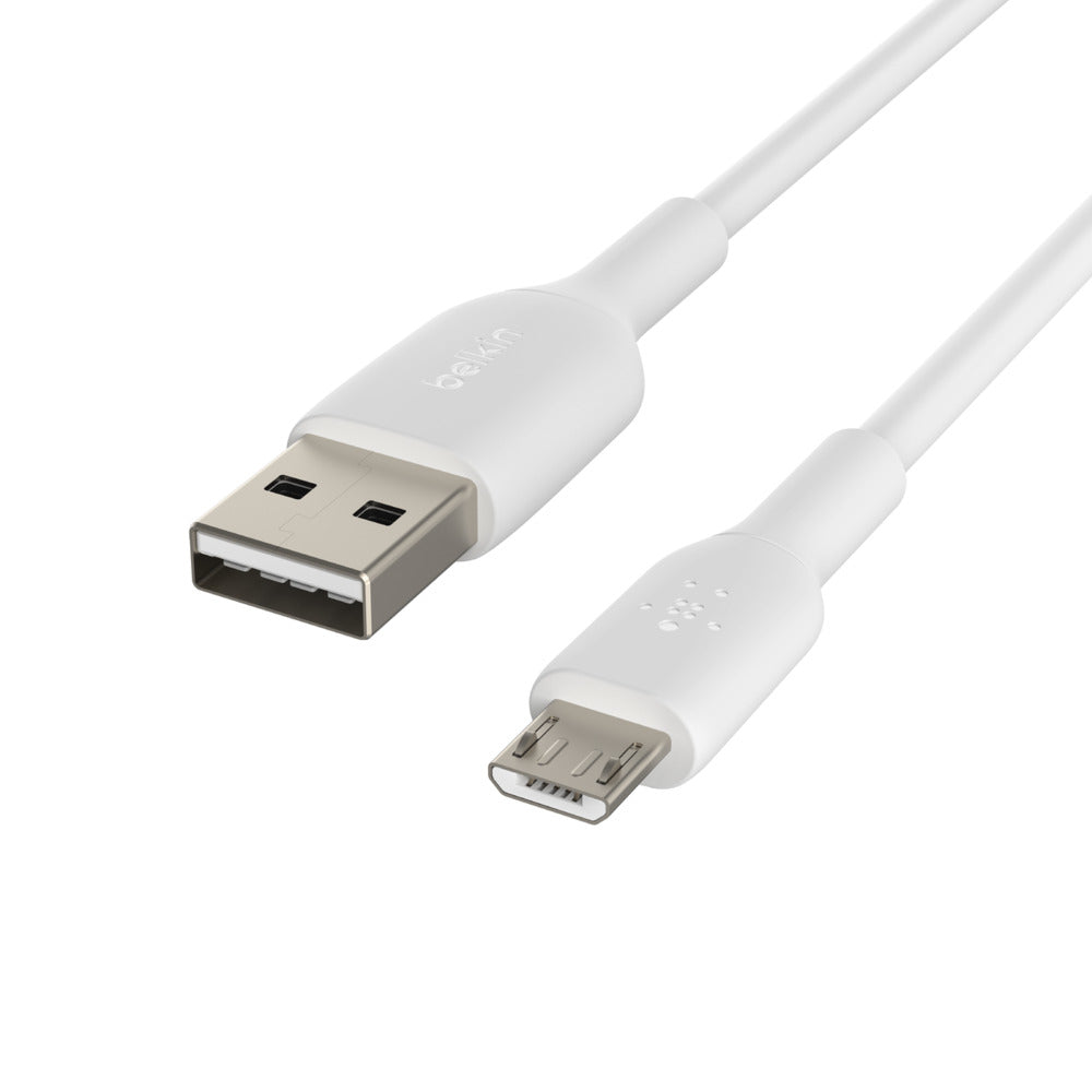 CABLE SYNC PVC A-MUSB 1M BLANCO
