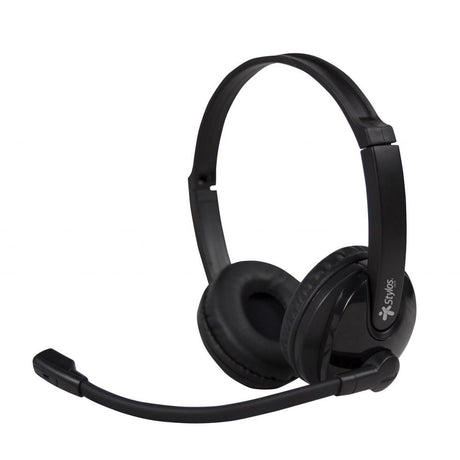 Diadema Stylos Call Center Ergónimica Micrófono/Manos Libres Color Negro