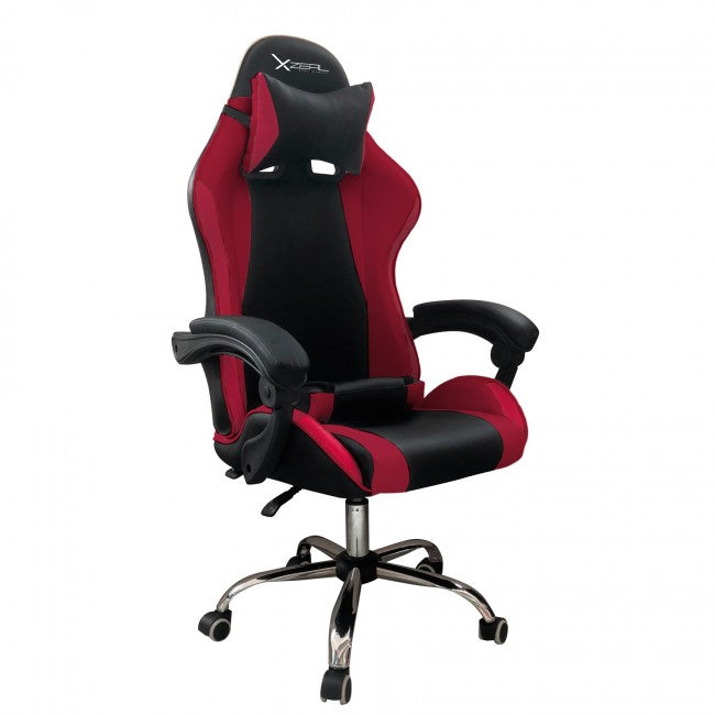 SILLA STYLOS GAMER ROJA XZEAL (XZSXZ05R)