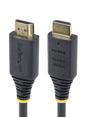 StarTech.com Cable HDMI Certificado Premium de Alta Velocidad de 2,4m - 4K 60Hz/1440p 144Hz - HDR10/HDCP 2.2/ARC - 18Gbp