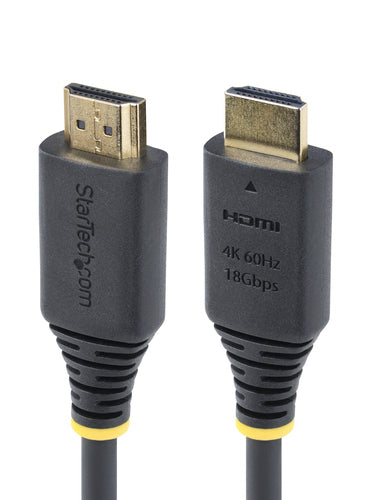 StarTech.com Cable HDMI Certificado Premium de Alta Velocidad de 2,4m - 4K 60Hz/1440p 144Hz - HDR10/HDCP 2.2/ARC - 18Gbp