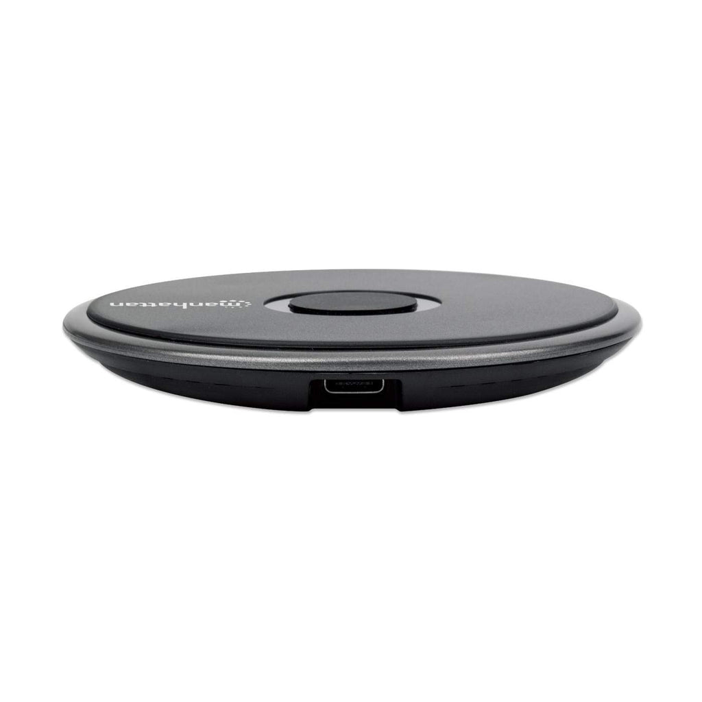Manhattan Base de carga inalámbrica rápida - 10 W cargador de dispositivos móviles Universal USB Si Si