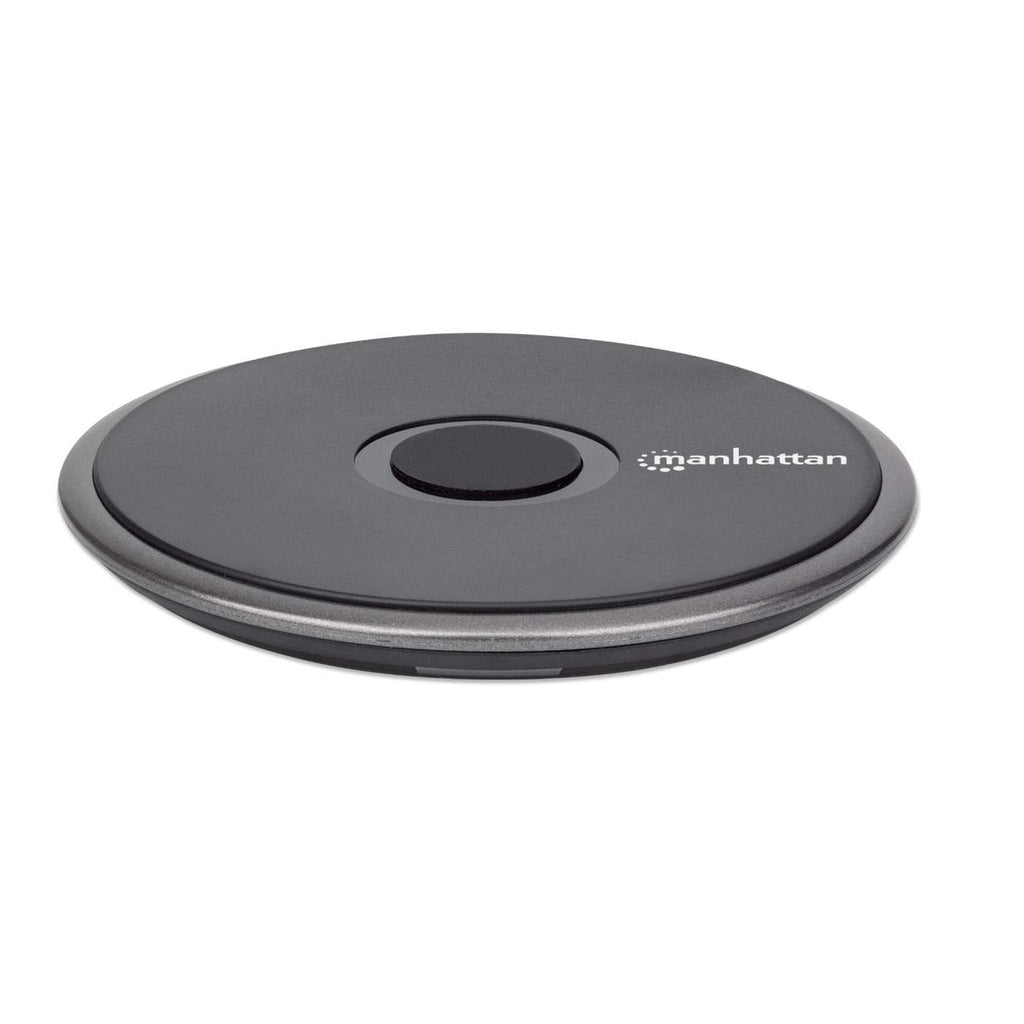 Manhattan Base de carga inalámbrica rápida - 10 W cargador de dispositivos móviles Universal USB Si Si