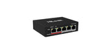 HiLook NS-0105P-35(B) switch No administrado Fast Ethernet (10/100) Energía sobre Ethernet (PoE) Negro