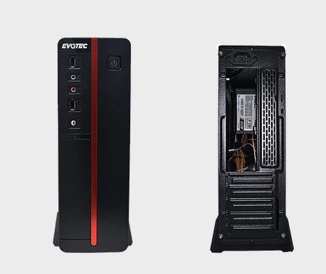 Evotec EV-1011 carcasa de ordenador Mini Tower Negro 600 W