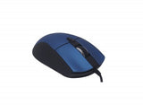 Naceb Technology NA-0115A ratón Oficina Ambidiestro USB tipo A Óptico 2400 DPI, Azul