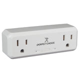 Perfect Choice PC-108177 enchufe inteligente Hogar Blanco, Interior, Inalámbrico, 2400 MHz