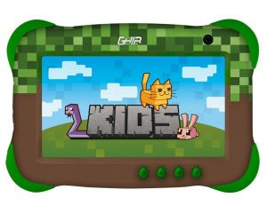 Ghia GK133M2 tablet para niños 32 GB Wifi Café, Verde, 1.5 GHz, MicroSD (TransFlash), 128 GB