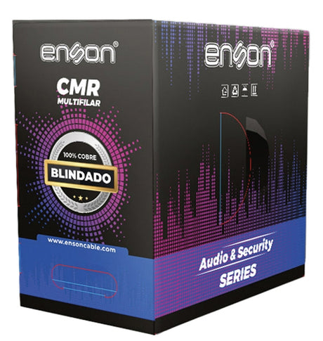 Enson EPRO-5200 cable de audio 305 m Negro, Rojo