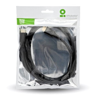 Cable HDMI BROBOTIX V2.0 963509 10.5 Metros Negro