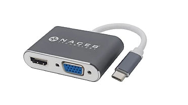 Naceb Technology NA-0113 base para portátil y replicador de puertos Alámbrico USB 3.2 Gen 1 (3.1 Gen