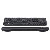 StarTech.com Reposamuñecas de Gel para Teclado - Ergonómico - Negro Descansa muñecas Negro Espuma, Malla, Plástico 72 mm
