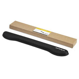 StarTech.com Reposamuñecas de Gel para Teclado - Ergonómico - Negro Descansa muñecas Negro Espuma, Malla, Plástico 72 mm