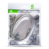 Cable USB V2.0 Tipo A - Tipo B BROBOTIX 102366, 4,5 m, Translúcido