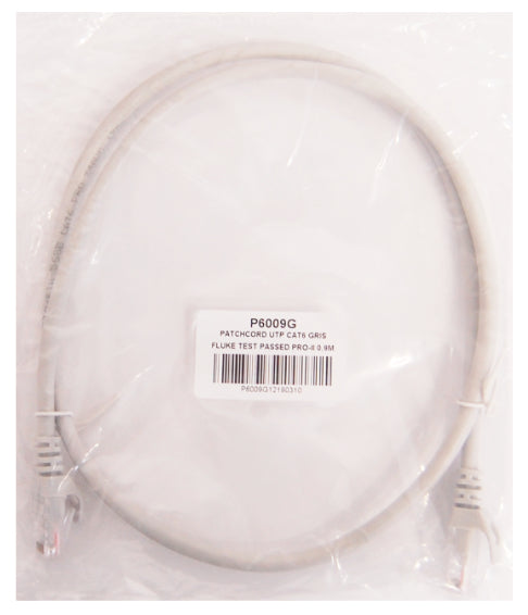 Enson P6009G cable de red Gris 0.9 m Cat6 U/UTP (UTP) | Cables de red
