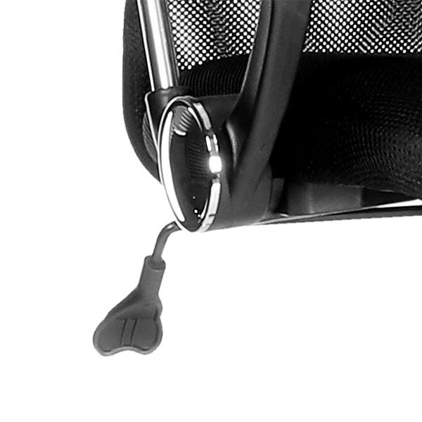 Xtech XTF-MC117 silla para oficina o computadora asiento acolchado Respaldo con rejilla, Negro, Negro, Tela