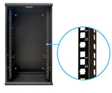 Enson ENS-RKGU22PRO armario rack 22U Rack o bastidor independiente Negro