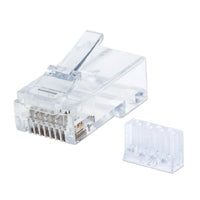 PLUG INTELLINET RJ45 CAT 6 UTP SOLIDO 90 PZAS