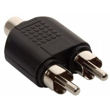 Steren 251-122 cambiadores de género de cables 2 x RCA RCA Negro | Cambiadores de género de cables