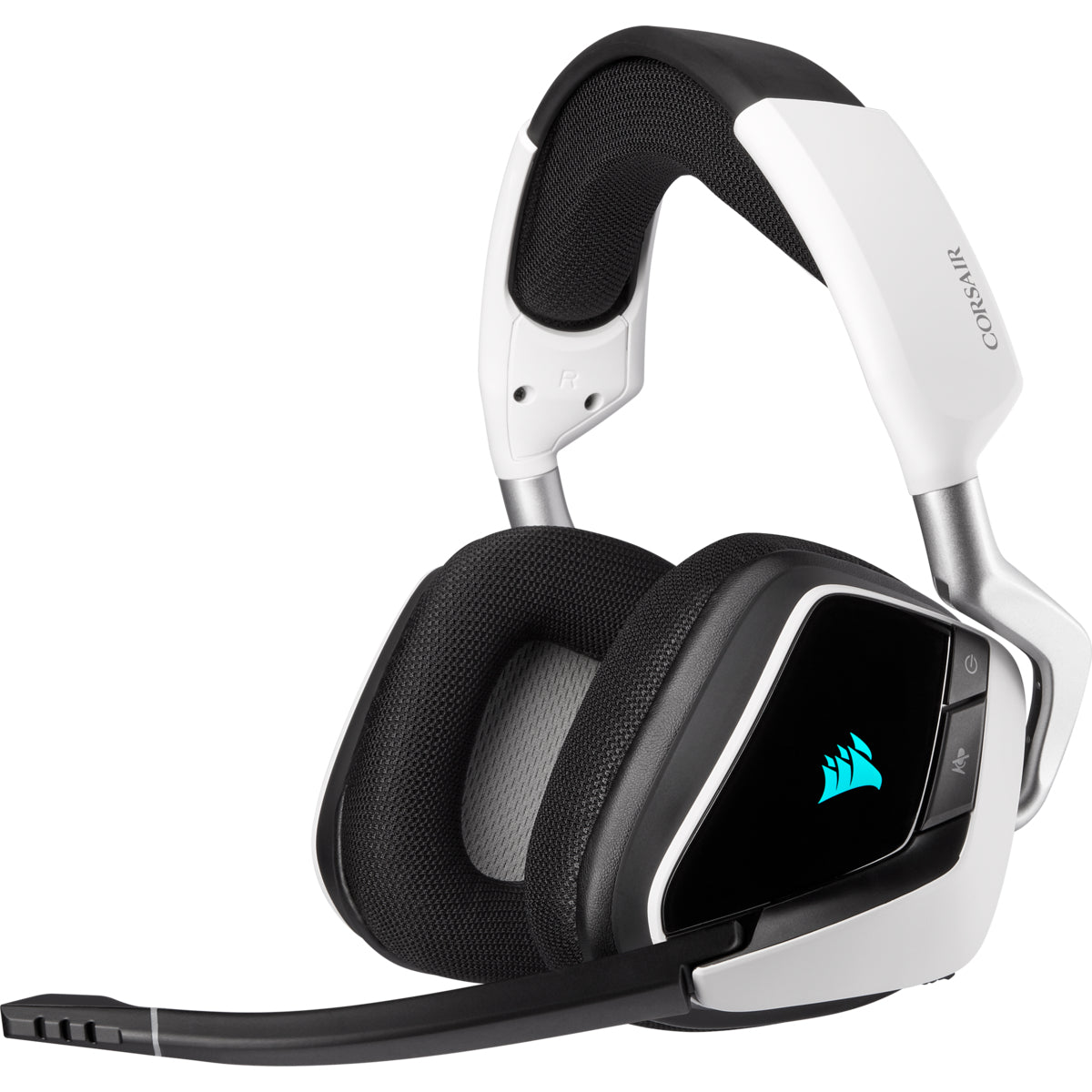 Corsair Void RGB Elite Wireless Auriculares Inalámbrico Diadema Juego Negro, Blanco, 20 - 30000 Hz