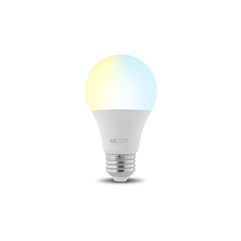 Nexxt Solutions Connectivity - Light Bulb - A19 CCT 110V - Conexion Wi-Fi - Bombillo de luz blanca regulable - Compatibl