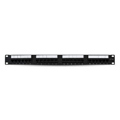 BRobotix 497608 Paneles de parcheo 24 Cat6 Montaje en bastidor