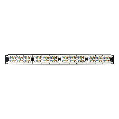 BRobotix 497608 Paneles de parcheo 24 Cat6 Montaje en bastidor
