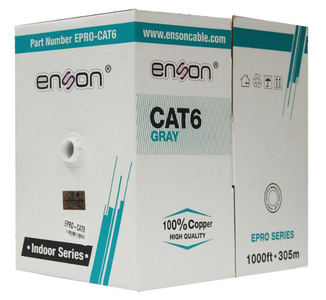 Enson EPRO-CAT6 cable de red Gris 305 m U/UTP (UTP) | Cables de red