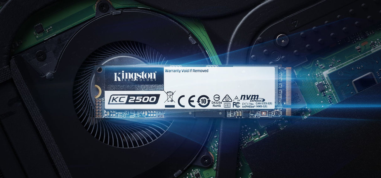 Kingston Technology KC2500 unidades internas de estado sólido 256-bit AES-XTS 250 GB M.2 PCI Express 3.0