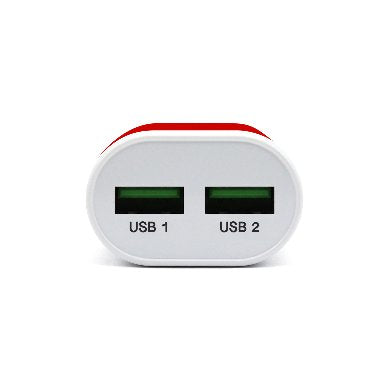 BRobotix 161264R cargador de dispositivo móvil Universal Rojo, Blanco Corriente alterna Interior