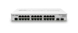 CRS326-24G-2S+IN, CPU 800Mhz, RAM 512MB, 24 x GEth, 2 x SFP+, 512MB RAM, RouterOS/SwitchOS