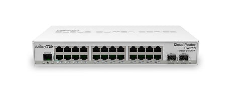 CRS326-24G-2S+IN, CPU 800Mhz, RAM 512MB, 24 x GEth, 2 x SFP+, 512MB RAM, RouterOS/SwitchOS