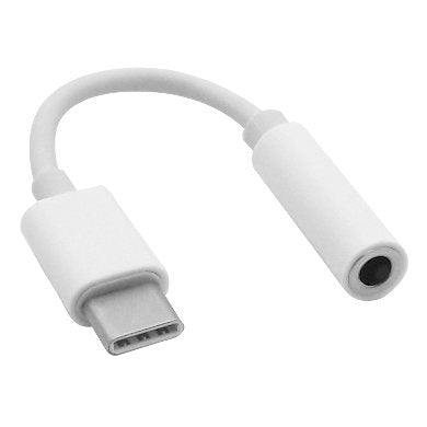BRobotix 170229 cable de teléfono móvil Blanco 0,1 m USB C 3,5mm