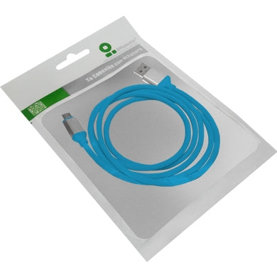 BRobotix 161208A cable USB USB 2.0 1.25 m USB A Micro-USB A Azul | Cables USB
