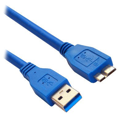 BRobotix 364105 cable USB USB 3.2 Gen 1 (3.1 Gen 1) 0,6 m USB A Micro-USB B 5 Gbit/s Azul