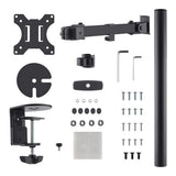 Steren STV-205 soporte para pantalla plana 81.3 cm (32") Escritorio Negro, Tornillos, 100 x 100 mm, Ajustes de altura