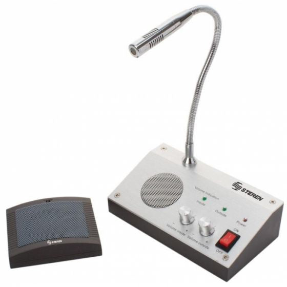 Steren INT-300 portero automático Negro, Acero inoxidable