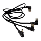Vorago CAB-308 cable USB 1.3 m USB A USB C/Micro-USB B/Lightning Negro