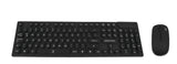 Perfect Choice PC-201052 teclado Ratón incluido Oficina RF inalámbrico QWERTY Español Negro, Interruptor de membrana
