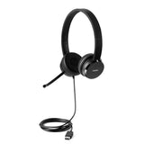 Lenovo 4XD0X88524 audífono y auriculare Auriculares Alámbrico Diadema Oficina/Centro de llamadas Negro, 20 - 20000 Hz, 137 g