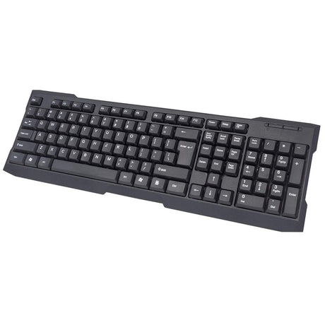 Manhattan Teclado Estándar Teclado Hogar Alámbrico USB QWERTY